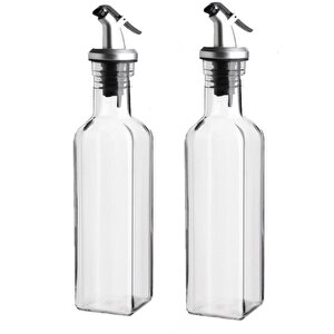 2 Adet Cam Yağdanlık 500ml