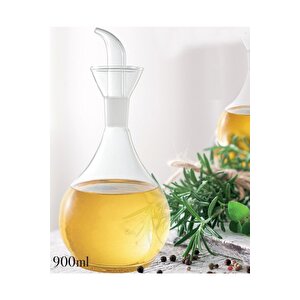 Paçi Home Cam-400830 Tepeli 0,9 Litre Borosilikat Cam Yağlık Sirkelik