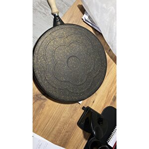 Hamaratlar Derin Döküm Granit Gözleme Tavası 36 Cm