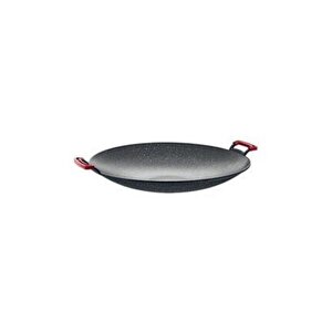 Granit Saç Kavurma Tava 40 Cm Gri Renk