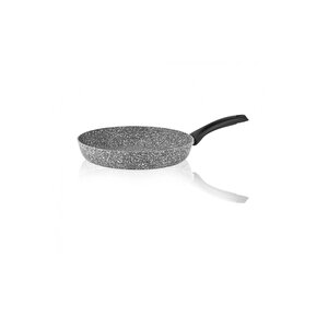 Ultra 5 Parça Fonksiyonel Granit Tava Seti Gri ( Tava -sahan-wok-krep Set)