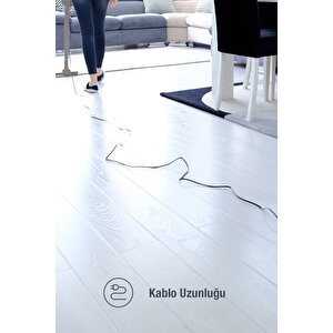 Pratic-s P 1200 Toz Torbasız Dikey Süpürge Antrasit