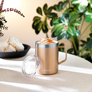 Iron Man Kupa Termos 350 Ml-rosegold