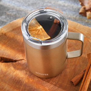 Schafer Iron Man Kupa Termos 350 Ml-rosegold