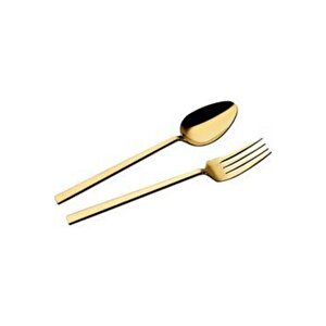 Elit Parlak Gold 36 Adet 6 Kişilik Çatal Kaşık Takımı