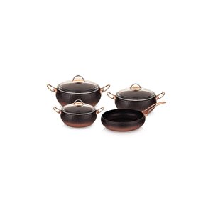 O.m.s Collection 7 Parça Granit Küre Model Tencere Seti (bakir)