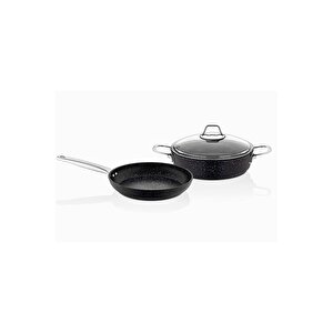 Falez Black Line İnduksi̇yon 3 Parça Set 4010