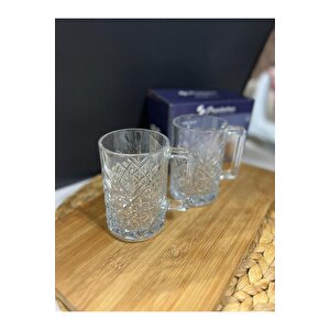 Yeni Seri Timeless 2 Li Kulplu Bardak-fincan 315cc 55472