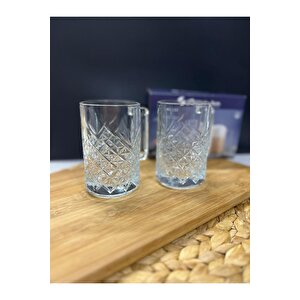 Yeni Seri Timeless 2 Li Kulplu Bardak-fincan 315cc 55472