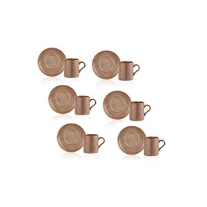 Collection Afra Efes 6 Kişilik Türk Kahvesi Fincan Takımı