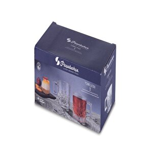 2'li Timeless 55452 Kulplu Çay Ve Nescafe Fincanı Kupası