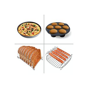 Airfryer Pişirme Aparatları Fritöz Pişirme Aksesuar Seti 11 Parça
