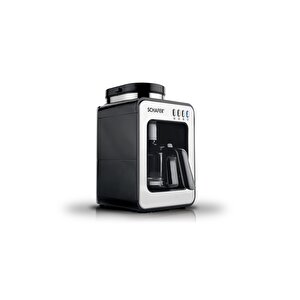 Barista Öğütücülü Filtre Kahve Makinesi-siyah