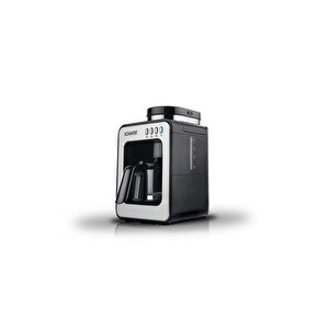 Barista Öğütücülü Filtre Kahve Makinesi-siyah