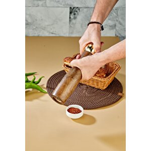 26,5 Cm 2' Li Masterchef Ahşap Tuz Ve Karabiber Öğütücü Değirmeni