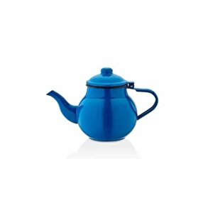 Cam Emaye Mavi Renk Demlik 17 No / 2,5 Lt Mavi