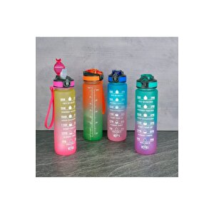 H2o Fit Gökkuşağı Pipetli Matara 1 Lt