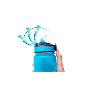 H2o Fit Gökkuşağı Pipetli Matara 1 Lt
