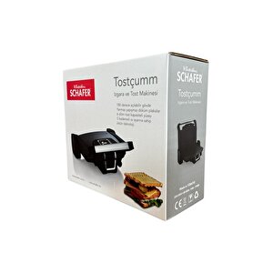 Tost Makinesi Tostçumm 1500w Siyah