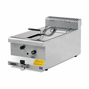 Emp.6fg010 Gazlı Fritöz - 10 Litre Yağ Kapasiteli - Tahliyeli - Doğalgazlı