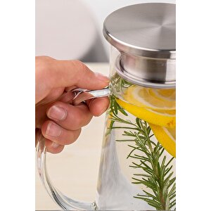 Paçi 1400ml Metal Kapaklı Merida Cam Sürahi