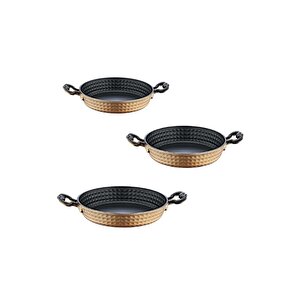 Döküm Non-stick Teflon 3lü Sahan Seti 18-20-22cm