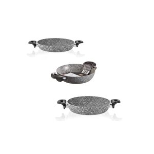 Ultra Granit Kapaksız 4lü Sahan Seti 18-20-22-24cm