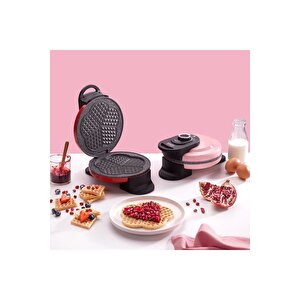 Waffle Express Waffle Makinesi - Kırmızı