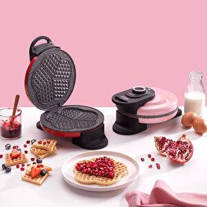 Schafer Waffle Express Waffle Makinesi-kırmızı