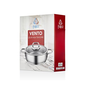 Vento 24 Cm Çelik Karnıyarık Tencere
