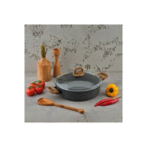 Marble Natura Granit Kısa Tencere 26 Cm