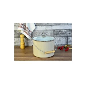Paçi 20cm Toprak 5.25 Lt Emaye Bakraç Yoğurt Tenceresi