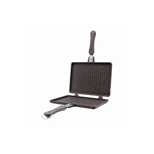Döküm Granit Ocak Üstü Tost Makinesi 24 Cm