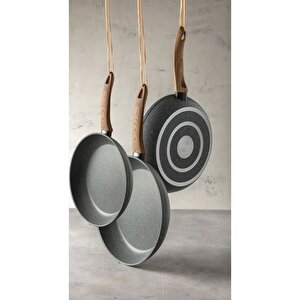 Natura Marble Xl Büyük 3lü Granit Tava Seti  28-30-32cm