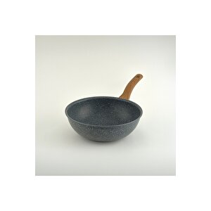 Marble Natura Granit Wok Tava 26 Cm