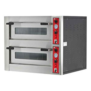 Emp.8+8 Elektrikli Pizza Fırını İki Katlı