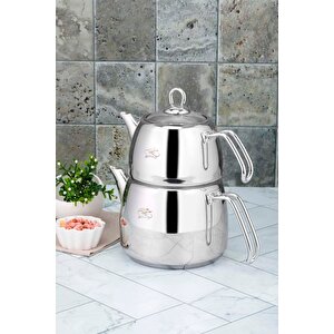 Lara Aile Boy Çelik Çaydanlık Takımı Ckr2617
