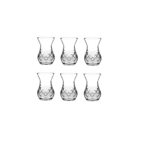 Timeless 42881 Çay Bardağı Ve 54851 Sunumlu Çay Tabağı Seti 6 Kişilik