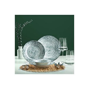 Blanch Yemek Takımı-24 Prç.-lacivert