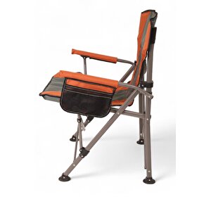Katlanabilir Kamp Sandalyesi Taşıma Çantalı - Xl Boy - 150 Kg Kırmızı