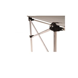 Katlanabilir Kumaş Kamp Ve Piknik Masası Alüminyum Xl Model ,73 X 53 X 58 Cm Gri