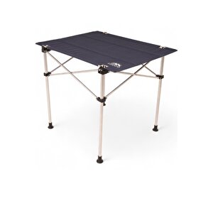 Katlanabilir Kumaş Kamp Ve Piknik Masası Alüminyum Xl Model ,73 X 53 X 58 Cm Lacivert