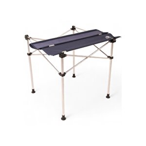 Katlanabilir Kumaş Kamp Ve Piknik Masası Alüminyum Xl Model ,73 X 53 X 58 Cm Lacivert