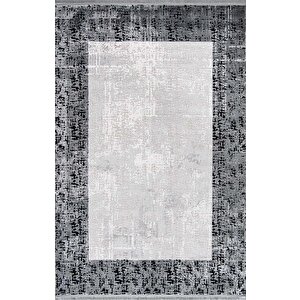 Halı Enoks 6102 Gri Siyah 100x200 cm