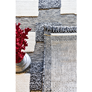 Dekorenti Halı Togo 7513 Antrasit 80x300 cm