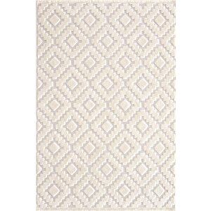 Dekorenti Halı İndus 8003 Beyaz 80x300 cm