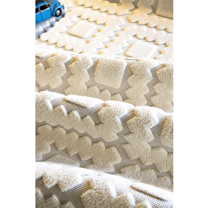 Dekorenti Halı İndus 8003 Beyaz 80x300 cm