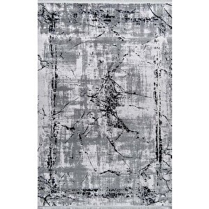 Halı Enoks 6101 Gri Siyah 80x150 cm