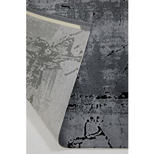 Halı Enoks 6101 Gri Siyah 80x150 cm