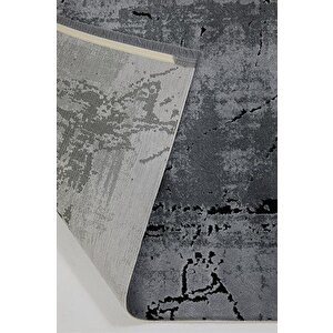 Halı Enoks 6101 Gri Siyah 100x200 cm